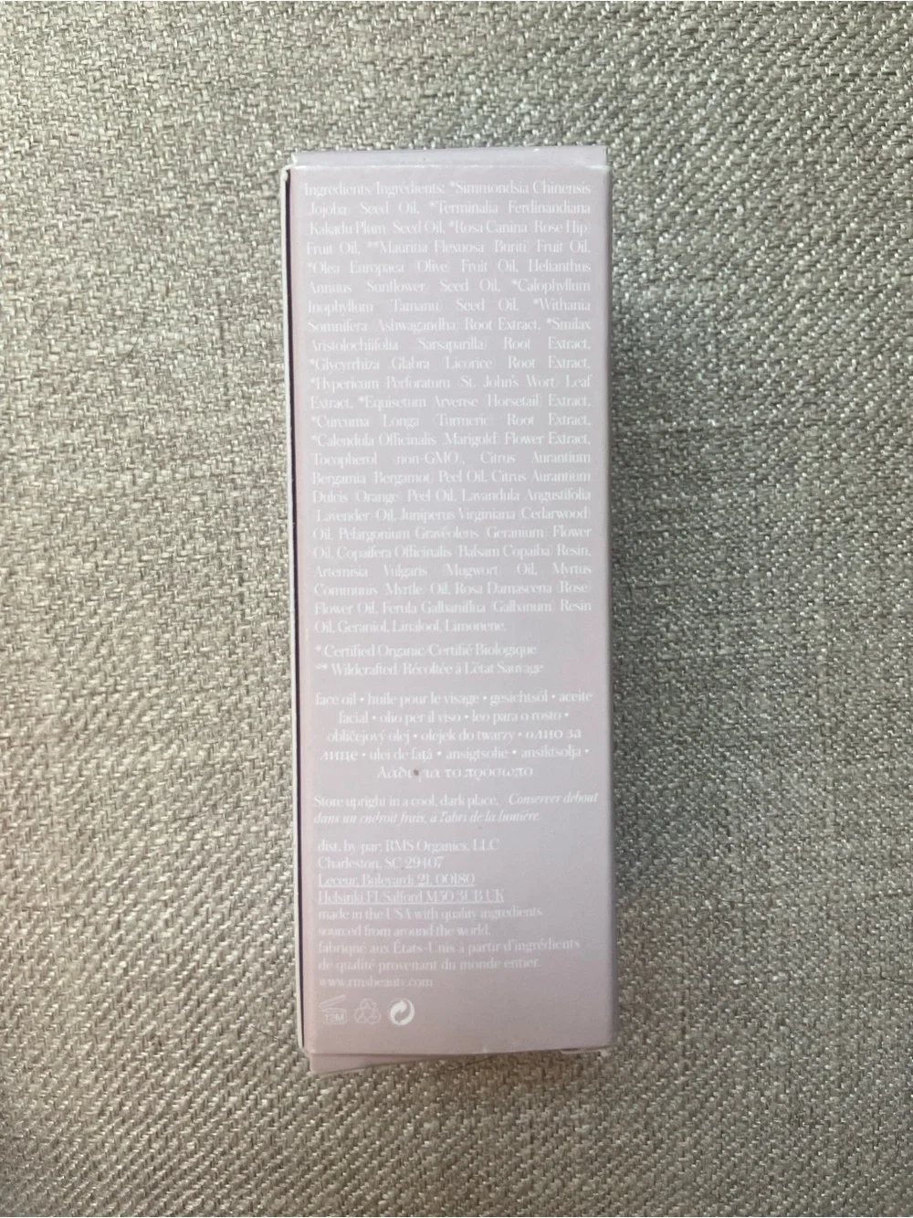 New RMS Beauty Kakadu Beauty oil 1 oz